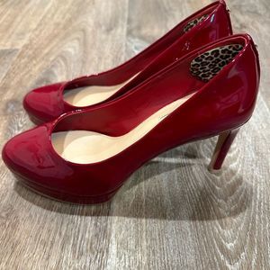 Antonio Melani Stunning Red Patent Leather Pumps